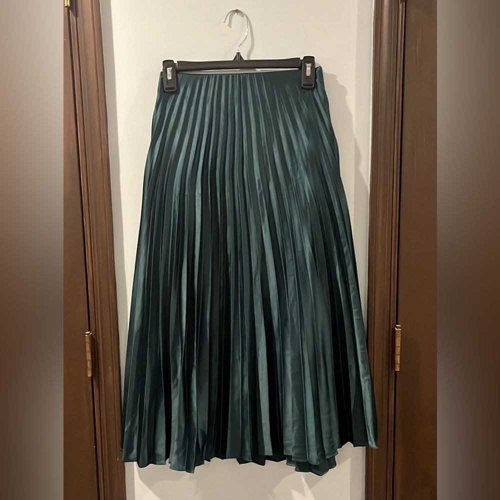 Zara Pleated Midi Skirt
